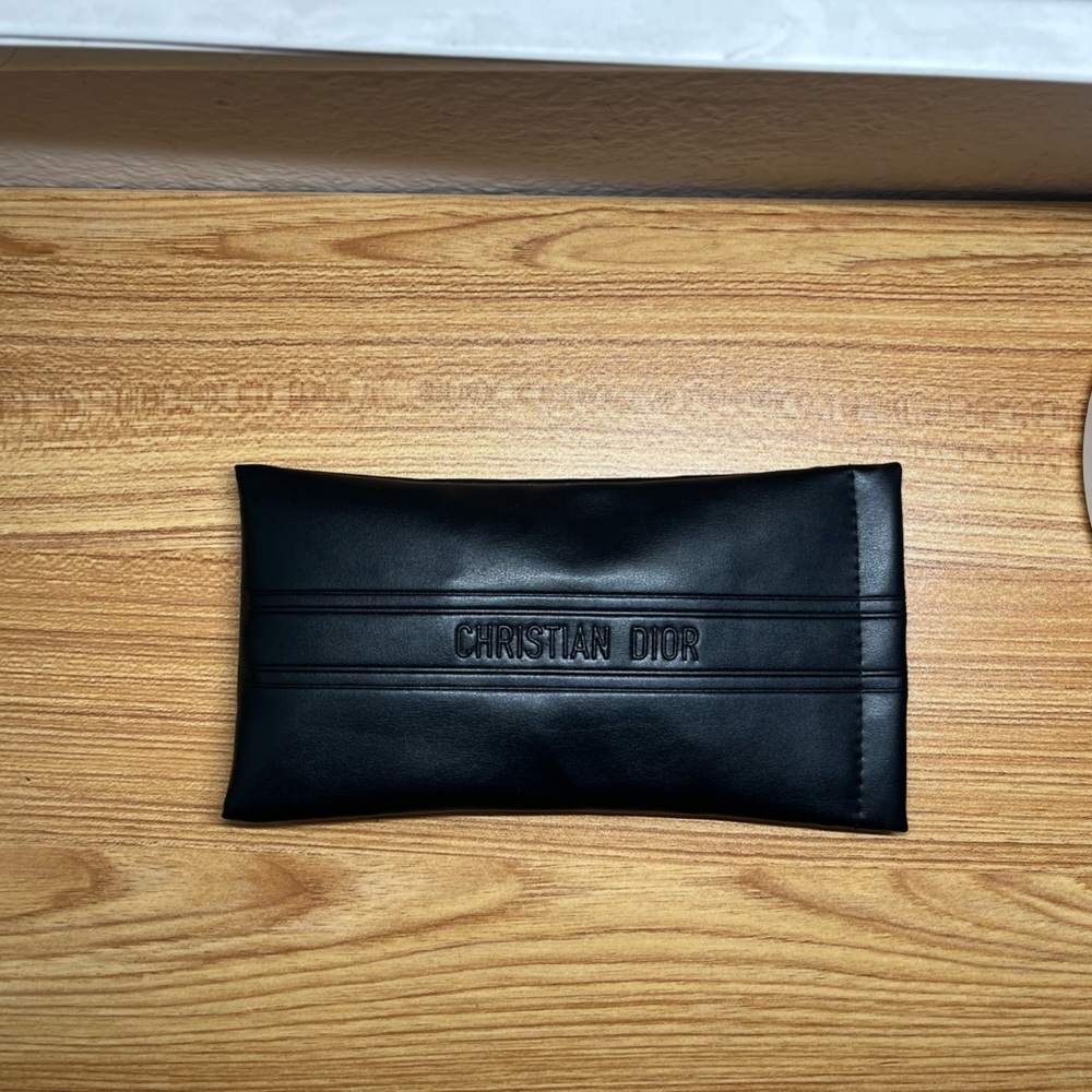 Christian Dior Optics Case Leather